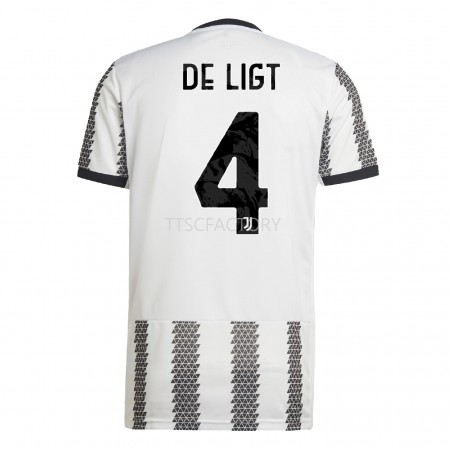 Fußballtrikots Juventus De Ligt 4 Heim Trikotsatz 2022-2023